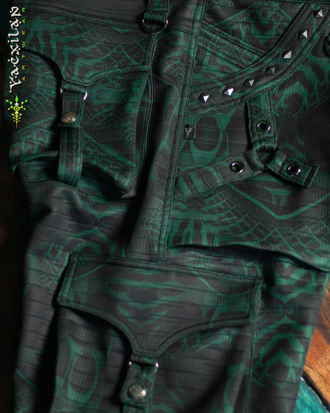 Corsaire Men / Punk Baggy Pockets High Tech - Bottlegreen FOREST SANDOKAN